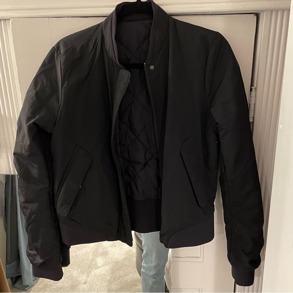 Lululemon reversible bomber jacket black 6